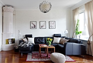 北欧风格小户型经济型70平米客厅沙发海外家居