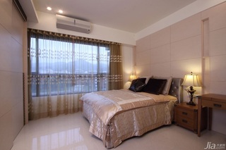 中式风格公寓富裕型卧室床台湾家居