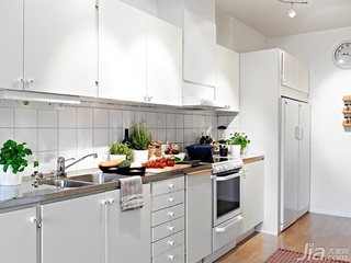 北欧风格小户型经济型70平米厨房橱柜海外家居