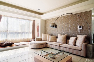 新古典风格公寓富裕型沙发背景墙沙发图片