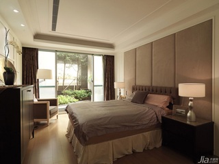 新古典风格公寓富裕型卧室床台湾家居