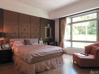 新古典风格公寓富裕型床头软包床台湾家居