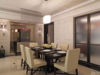 新古典风格公寓富裕型餐厅餐桌台湾家居