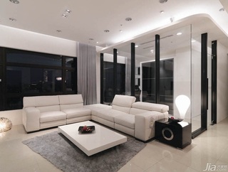简约风格公寓富裕型130平米客厅吊顶沙发婚房台湾家居