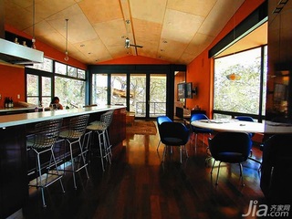 混搭风格别墅经济型140平米以上吧台餐桌海外家居