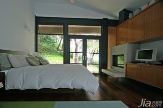 混搭风格别墅舒适经济型140平米以上卧室床海外家居