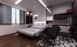 混搭风格公寓富裕型卧室床台湾家居