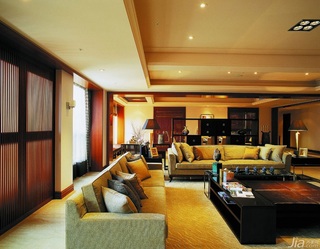中式风格别墅豪华型140平米以上客厅沙发台湾家居