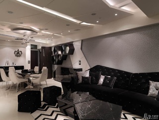 混搭风格公寓富裕型130平米客厅沙发背景墙沙发台湾家居