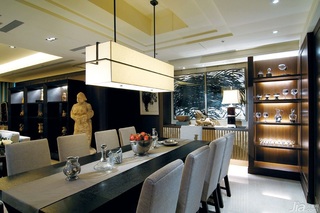 中式风格别墅豪华型140平米以上餐厅餐桌台湾家居