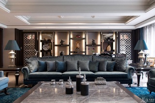 新古典风格别墅豪华型140平米以上客厅吊顶沙发台湾家居