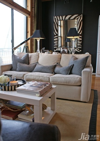 简约风格公寓经济型60平米客厅沙发海外家居