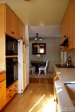 美式乡村风格别墅经济型80平米厨房橱柜海外家居