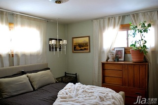 美式乡村风格别墅经济型80平米卧室床海外家居