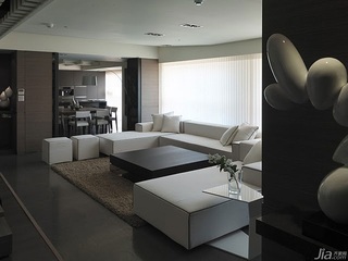 简约风格公寓富裕型140平米以上客厅沙发台湾家居
