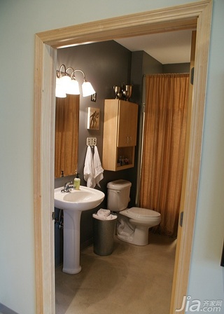 混搭风格公寓经济型70平米卫生间洗手台海外家居