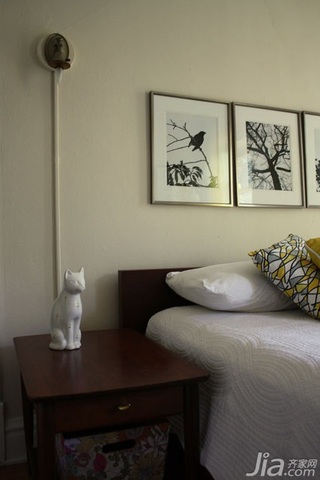 简约风格公寓经济型60平米卧室床海外家居