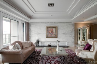 美式风格公寓豪华型客厅吊顶沙发台湾家居