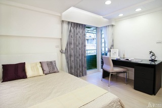 简约风格小户型经济型40平米卧室吊顶床台湾家居