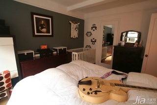 简约风格舒适富裕型110平米卧室床海外家居