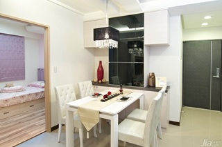 简约风格公寓富裕型80平米餐厅餐桌台湾家居