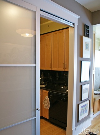 混搭风格复式经济型80平米厨房橱柜海外家居