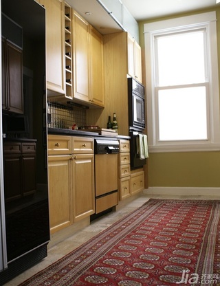 混搭风格复式经济型80平米厨房橱柜海外家居