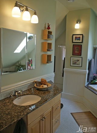 混搭风格复式经济型80平米卫生间洗手台海外家居