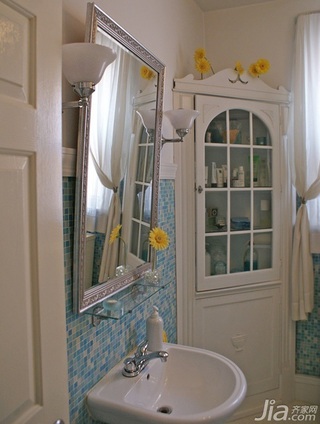混搭风格复式经济型80平米卫生间洗手台海外家居