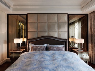 新古典风格别墅富裕型床头软包灯具台湾家居
