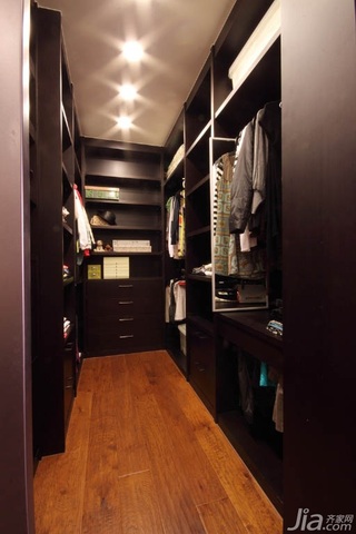 简约风格公寓富裕型130平米衣帽间衣柜台湾家居