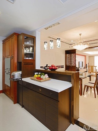 中式风格别墅豪华型140平米以上厨房橱柜台湾家居