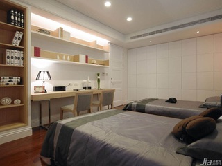新古典风格公寓富裕型140平米以上卧室书桌婚房台湾家居