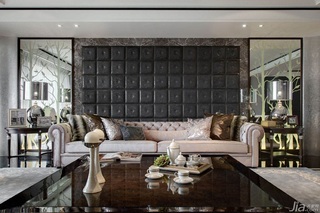 新古典风格别墅豪华型140平米以上客厅沙发背景墙沙发台湾家居