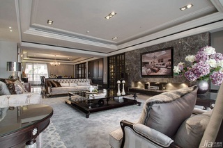 新古典风格别墅豪华型140平米以上客厅吊顶茶几台湾家居