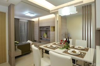 简约风格公寓富裕型80平米餐厅吊顶餐桌台湾家居