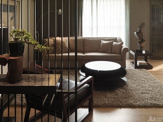 简约风格二居室富裕型客厅隔断沙发台湾家居