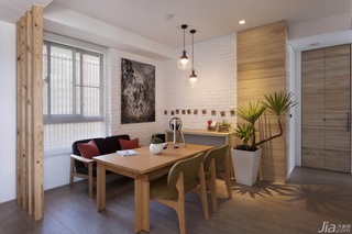 简约风格公寓富裕型80平米餐厅餐桌台湾家居