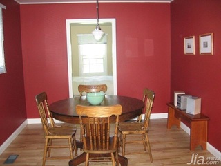 简约风格二居室红色经济型80平米餐厅餐桌海外家居