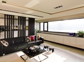 混搭风格公寓富裕型客厅沙发台湾家居