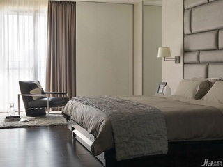 简约风格公寓富裕型卧室窗帘台湾家居