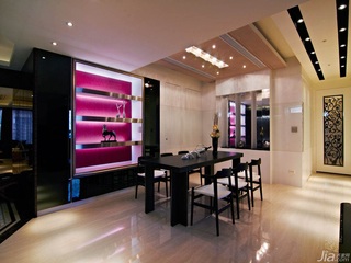 简约风格公寓富裕型120平米餐厅餐厅背景墙餐桌台湾家居