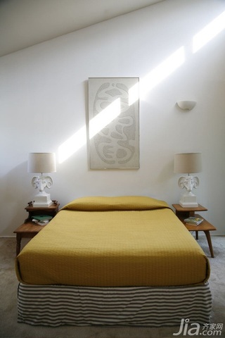 混搭风格二居室舒适经济型90平米卧室床海外家居