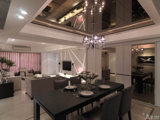 混搭风格公寓富裕型120平米餐厅吊顶餐桌台湾家居