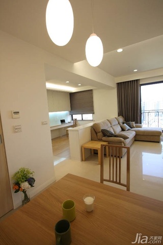 简约风格二居室富裕型120平米客厅沙发台湾家居
