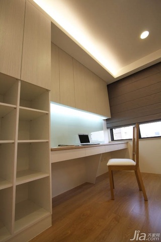 简约风格二居室富裕型120平米工作区吊顶书桌台湾家居