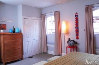 欧式风格复式舒适富裕型100平米卧室床海外家居