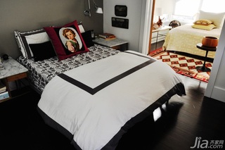 混搭风格别墅舒适豪华型140平米以上卧室床海外家居