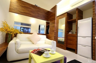 简约风格公寓富裕型60平米客厅沙发台湾家居