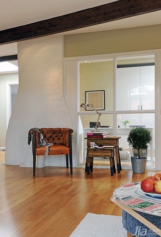 宜家风格三居室经济型110平米客厅装修图片